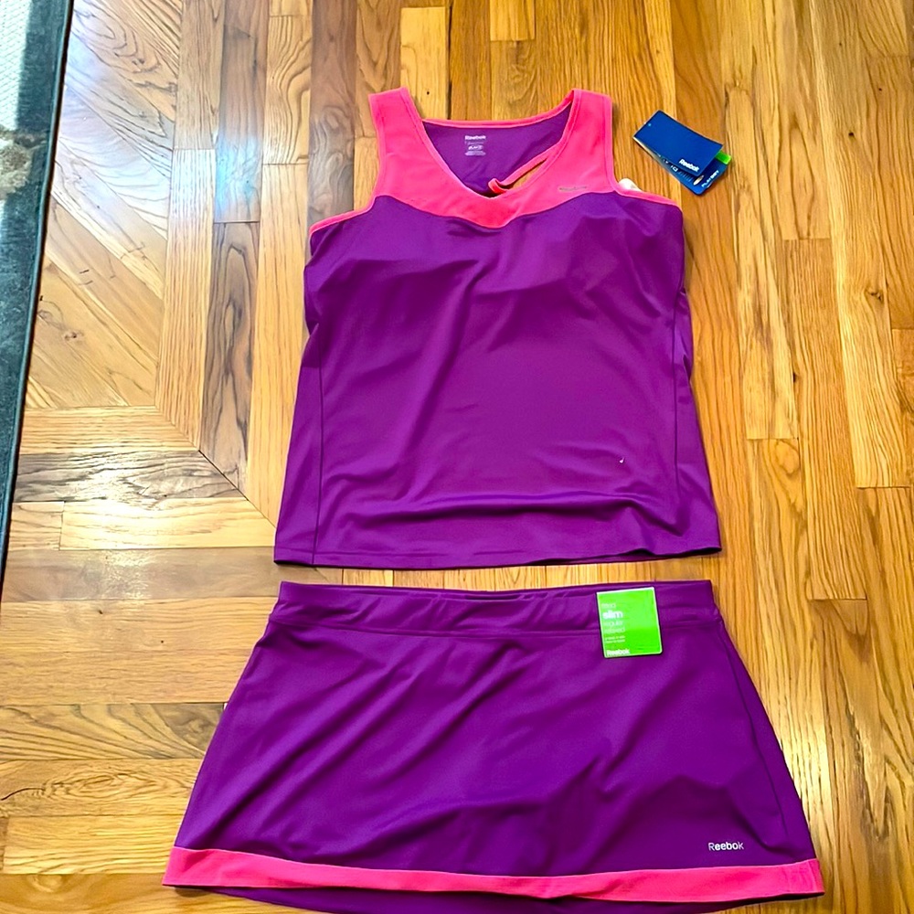 Two piece workout skort &tank